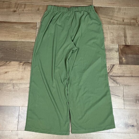 Halara Women’s Size XL Reg Green Stretch Elastic Straight Leg Pants NWT! - Picture 2 of 12